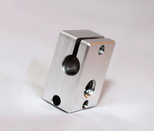 V6 Fűtőblokk (Fém Hüvelyes Szenzorhoz) Eredeti E3D