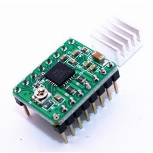 Léptetőmotor vezérlő A4988 hűtőbordával 1,5A