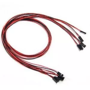 70cm 2 Pin F-F Dupont vezeték végálláskapcsolóhoz