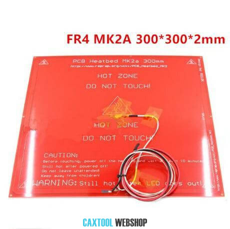 MK2A 300*300*2.0mm PCB fűtött asztal összeszerelve