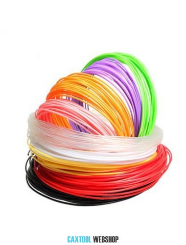 3D toll filament PLA 1.75mm, 10 színű készlet, 10x10m