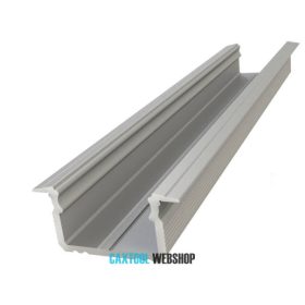   GLALU süllyeszthető eloxált alumínium LED profil 9x16mm 1000mm ezüst
