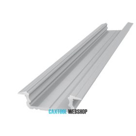   GLALU süllyeszthető alumínium LED profil 5x16mm 3000mm natúr