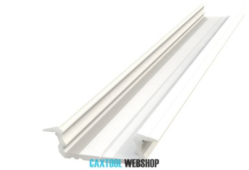 GLALU süllyeszthető alumínium LED profil 5x16mm 2020mm fehér