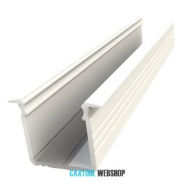   GLALU süllyeszthető alumínium LED profil 15x16mm 2020mm fehér