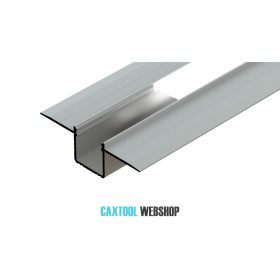 GLALU rejtett alumínium LED profil 12,5x16mm 3000mm natúr