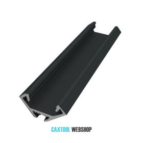 GLALU alumínium LED sarokprofil 12x12mm 1000mm fekete