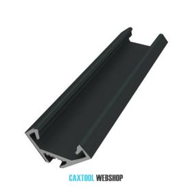 GLALU alumínium LED sarokprofil 12x12mm 2020mm fekete
