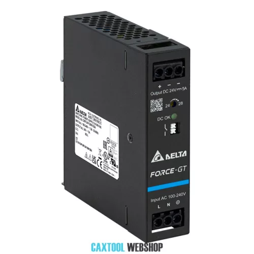 Delta DIN sínre szerelhető tápegység DRF-24V120W1GBA 120W 24V 5A