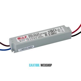 GLP műanyag LED tápegység GPV-12-12 12W 12V 1A
