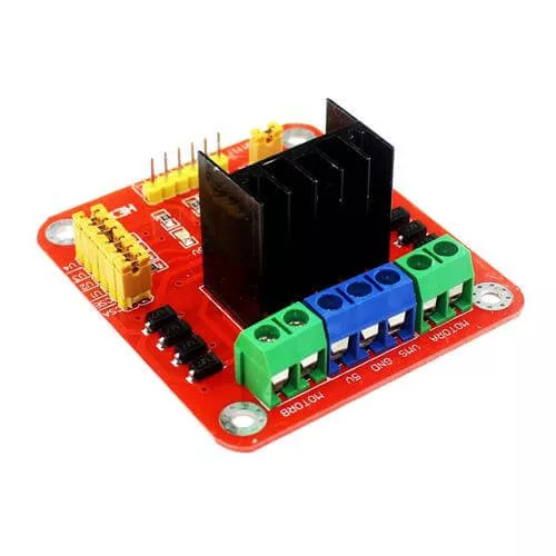 Léptetőmotor verzérlőpanel L298N Dual H-híd DC