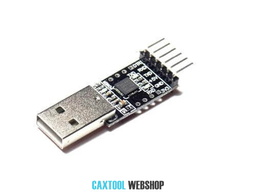 CP2102 USB 2.0 - TTL UART soros modul 6Pin fekete