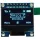 0.96" kék SPI OLED LCD kijelző modul + CSpin 7pin