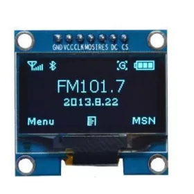 1.3" kék SPI OLED LCD kijelző modul + CSpin 7pin