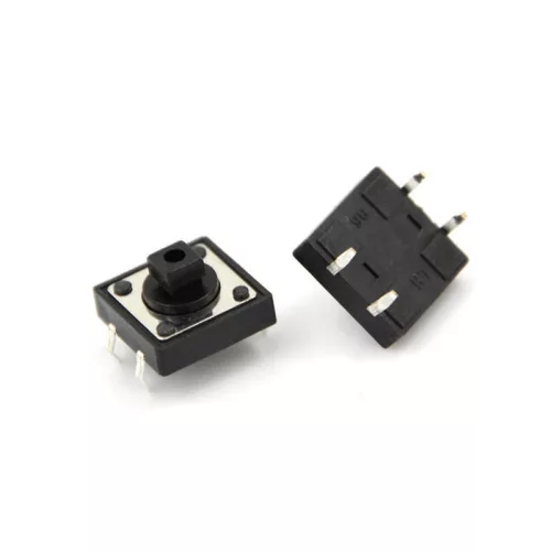12x12x7.3mm nyomógomb mikrokapcsoló szögletes