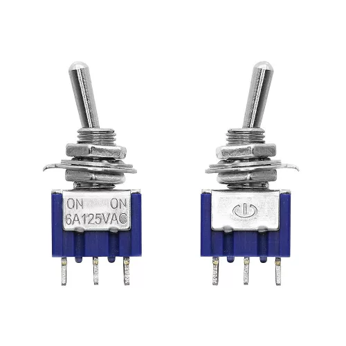 Mini MTS-203 6-Pin SPDT ON-OFF-ON 6A 125VAC karos kapcsoló