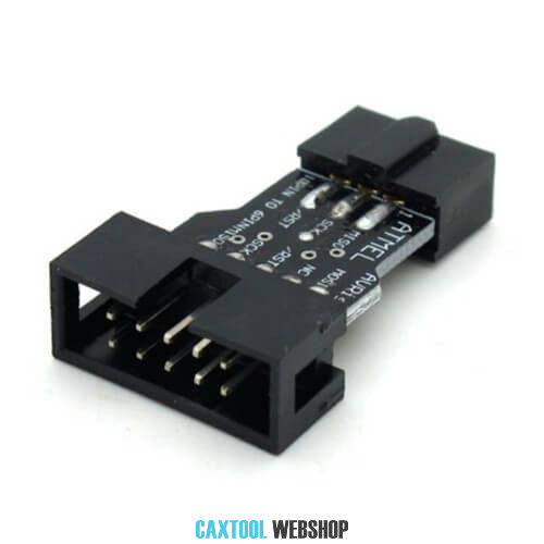 10 Pin - 6 Pin Adapter panel AVRISP USBASP STK500