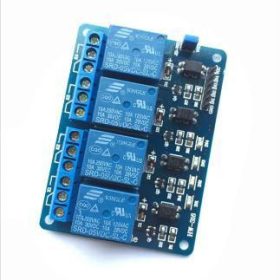 4 csatornás relé modul (optocsatolóval)12V