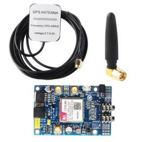   Sim808 modul, Gsm GPRS GPS IPX fejlesztőpanel GPS antennával