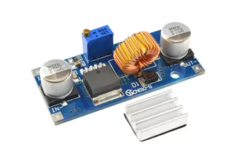 5A LED CV Buck Step Down tápegység 4-38V 1.25-36V