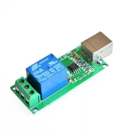 USB Control modul 1 csatornás 5V relé modul