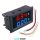 0.28" 100V 50A Dual LED feszültségmérő mérő kék+piros