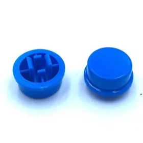Kerek kupak nyomógombhoz kék 6x6x7.3mm