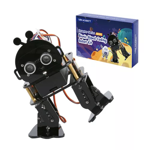 ACEBOTT QD021 Bionikus kétlábú robot készlet Arduino ESP32 elektronikus játék programozásához