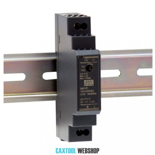 Mean Well tápegység HDR-15-5 12W 5V 2,4A