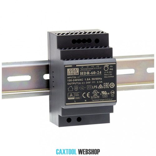 Mean Well tápegység HDR-60-5 32W 5V 6,5A