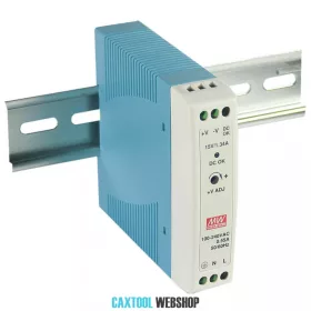 Mean Well tápegység MDR-20-15 20W 15V 1,34A