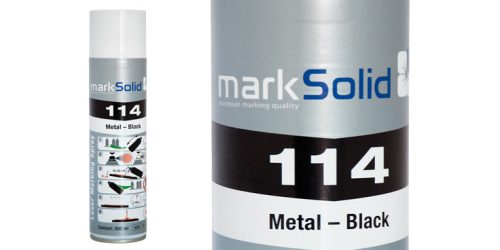 MarkSolid 114 aerosol spray fémre, fekete, 300ml CO2/YAG/Fiber lézerekhez