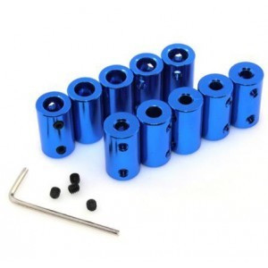 Merev alumínium tengelykapcsoló 5*8mm