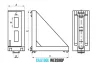 B10 sarokelem 40 x 80 mm, 10-es horonyhoz