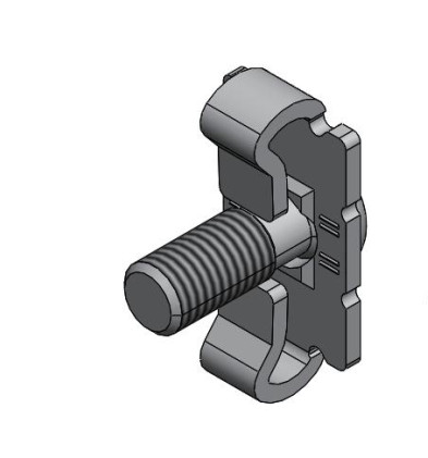 I8 Standard csatlakozó rögzitő lemez szett 8-as horonyhoz