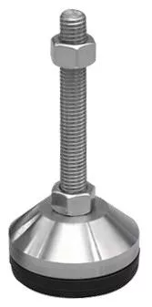 B10 Állítható talp D60-M12*100 gumi talppal
