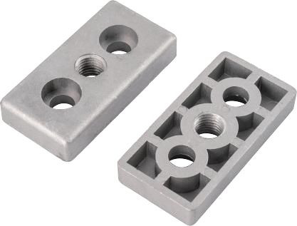 B10 4590 talplemez, M12, szintező lábhoz