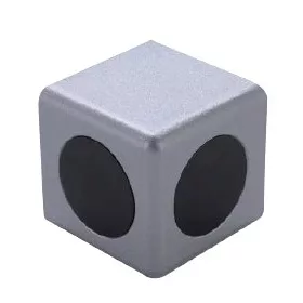   B10 kockaösszekötő 45x45 mm, 2D, 10-es horonyhoz, szettben