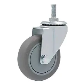   Ipari kerék forgó, menetes csapszeggel 100x32 mm, 300 kg/4 kerék, M12, Zinc plated