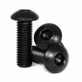   Félgömbfejű belső kulcsnyílású csavar DIN 7380 10.9 DSB fekete M3x20
