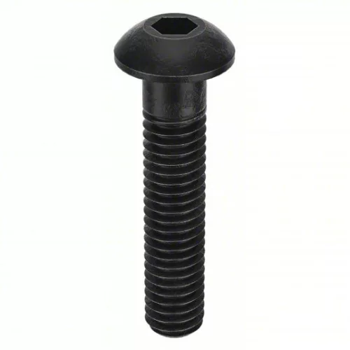 Félgömbfejű belső kulcsnyílású csavar DIN 7380 10.9 DSB fekete M5x30
