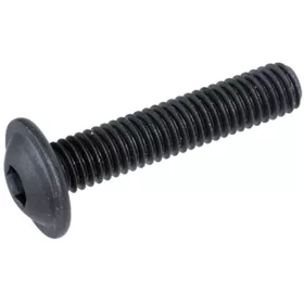   Félgömbfejű belső kulcsnyílású csavar peremmel DIN 7380-FL 10.9 DSB fekete M5x25
