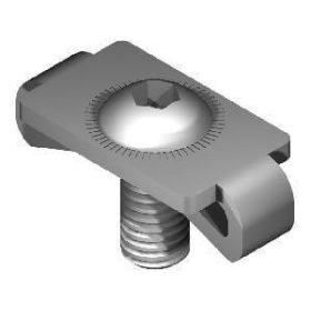 I5 Csatlakozó rögzitő lemez 5-ös horonyhoz