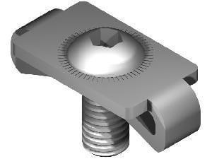 I5 Csatlakozó rögzitő lemez 5-ös horonyhoz