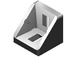 B8 sarokelem 30 x 30 mm, 8-as horonyhoz