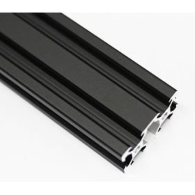   V-SLOT 2040 alumínium profil - fekete eloxált méretre vágva