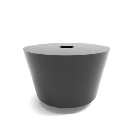 Gumi géptalp (fém menet) – 28*22*16,5mm