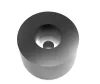 Gumi géptalp (fém menet) – 28*22*16,5mm