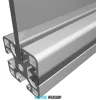 B6 Horonytakaró profil fekete (2x1000 mm)