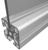 B8 Horonytakaró profil fekete (2x1000 mm)